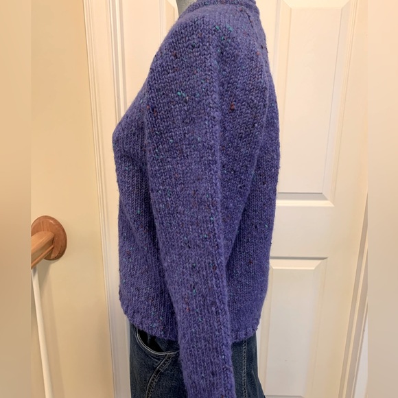 Hand loomed wool sweater from Donnegal Ireland size small - Picture 3 of 6